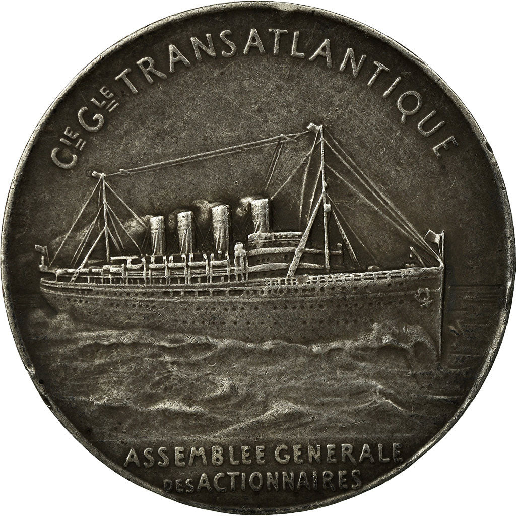 France, Medal, Compagnie Générale Transatlantique, Assemblée Générale