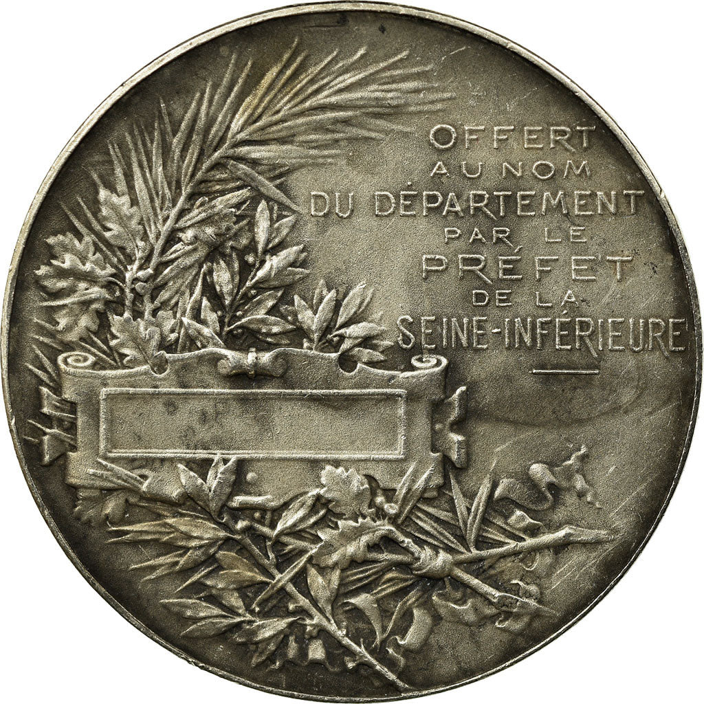 France, Medal, Marianne, République Française, Roty, AU(50-53), Silver