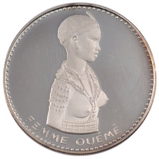 Benin, 500 Francs, 1971, KM #3.1, MS(63), Silver, 25.48