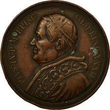 Vatican, Medal, Pie IX, Princeps Pastorum, 1877, Bianchi, EF(40-45), Bronze