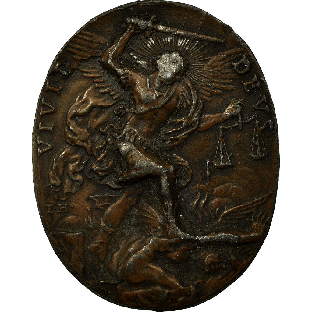 France, Medal, Religion, Vivit Deus, EF(40-45), Bronze