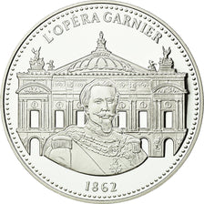 France, Medal, Les Joyaux de Paris, L'Opéra Garnier, MS(65-70), Silver