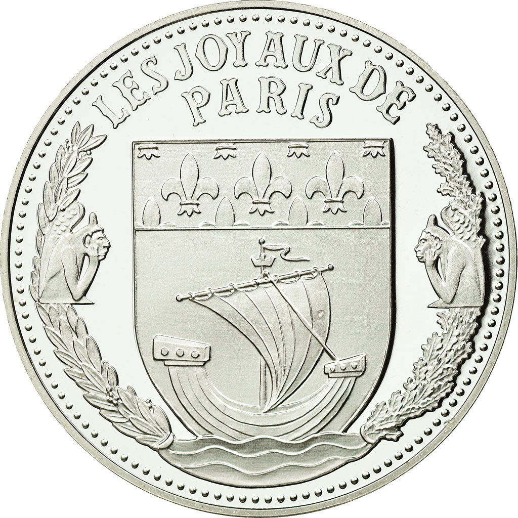 France, Medal, Les Joyaux de Paris, L'Opéra Garnier, MS(65-70), Silver