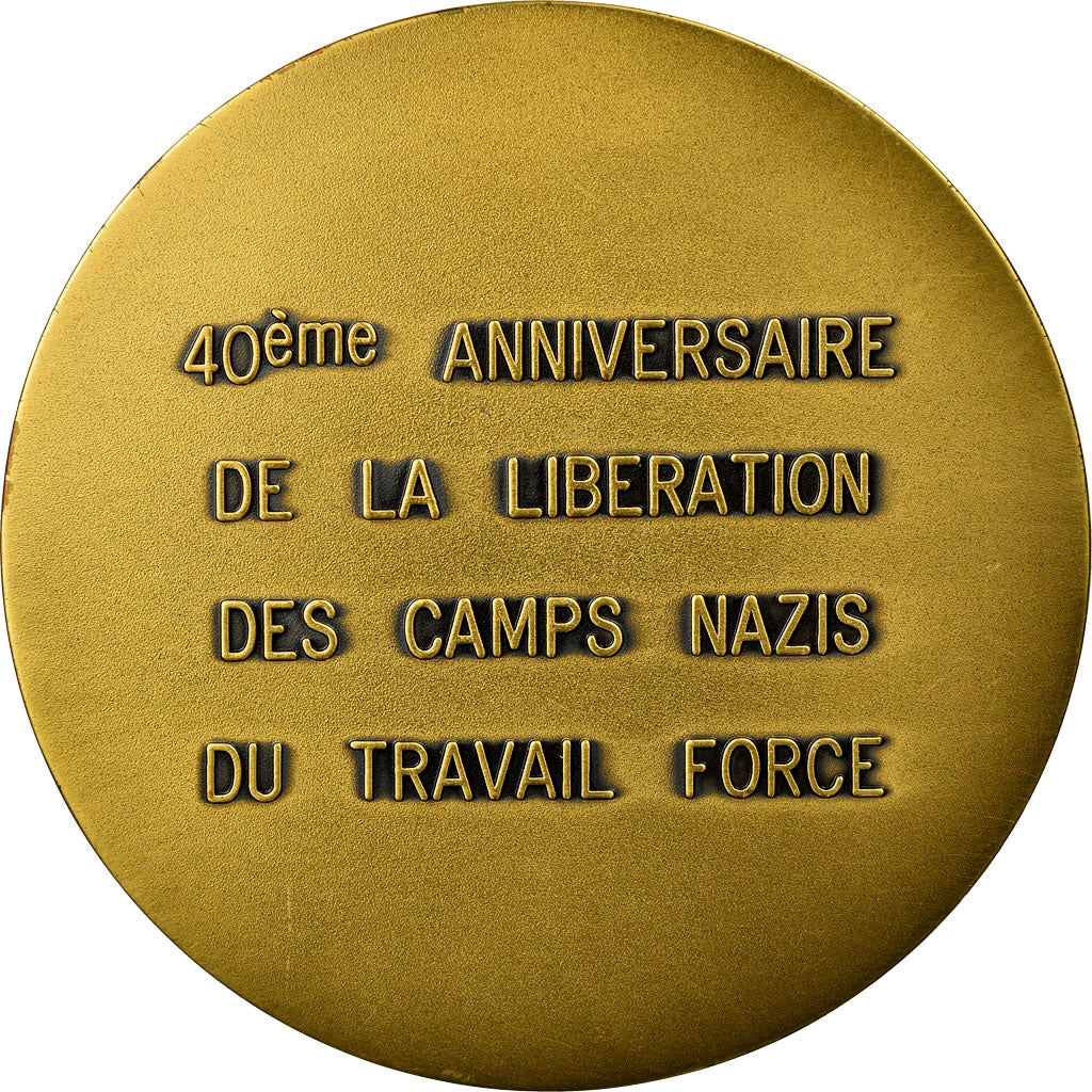 France, Médaille, 40ème Anniversaire de la Libération des Camps de Nazis