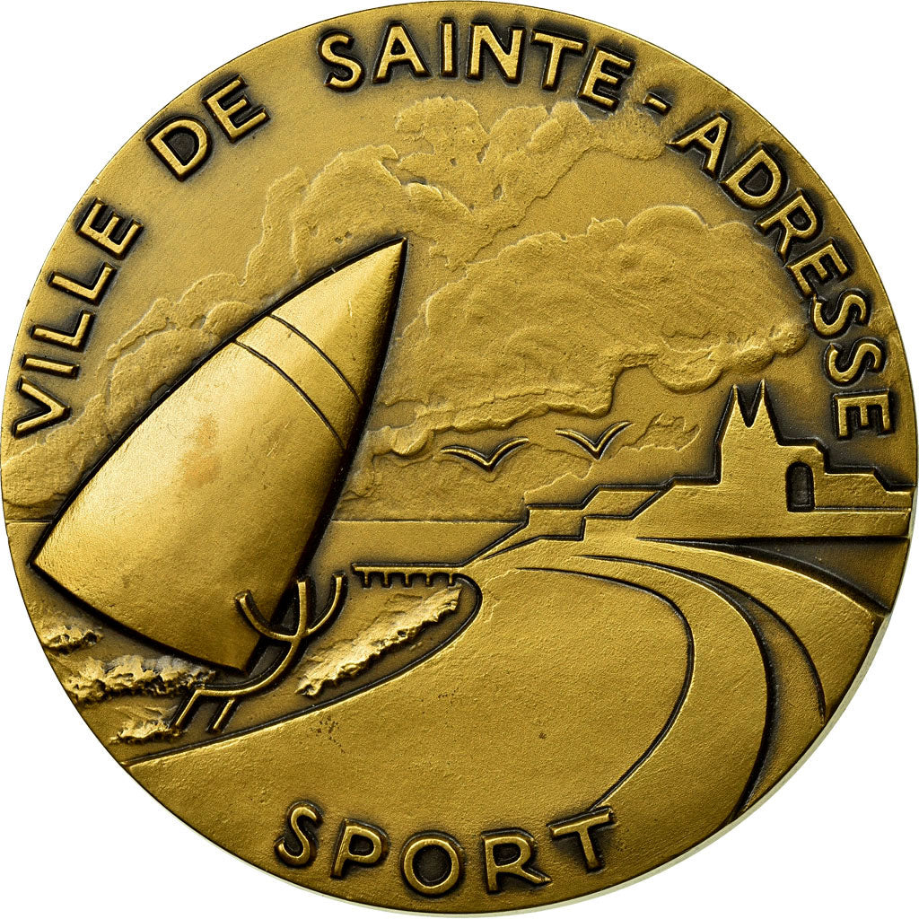 Frankrijk, Medaille, Ville de Saint-Adresse, Sport, Le Havre, 1992, Pichard