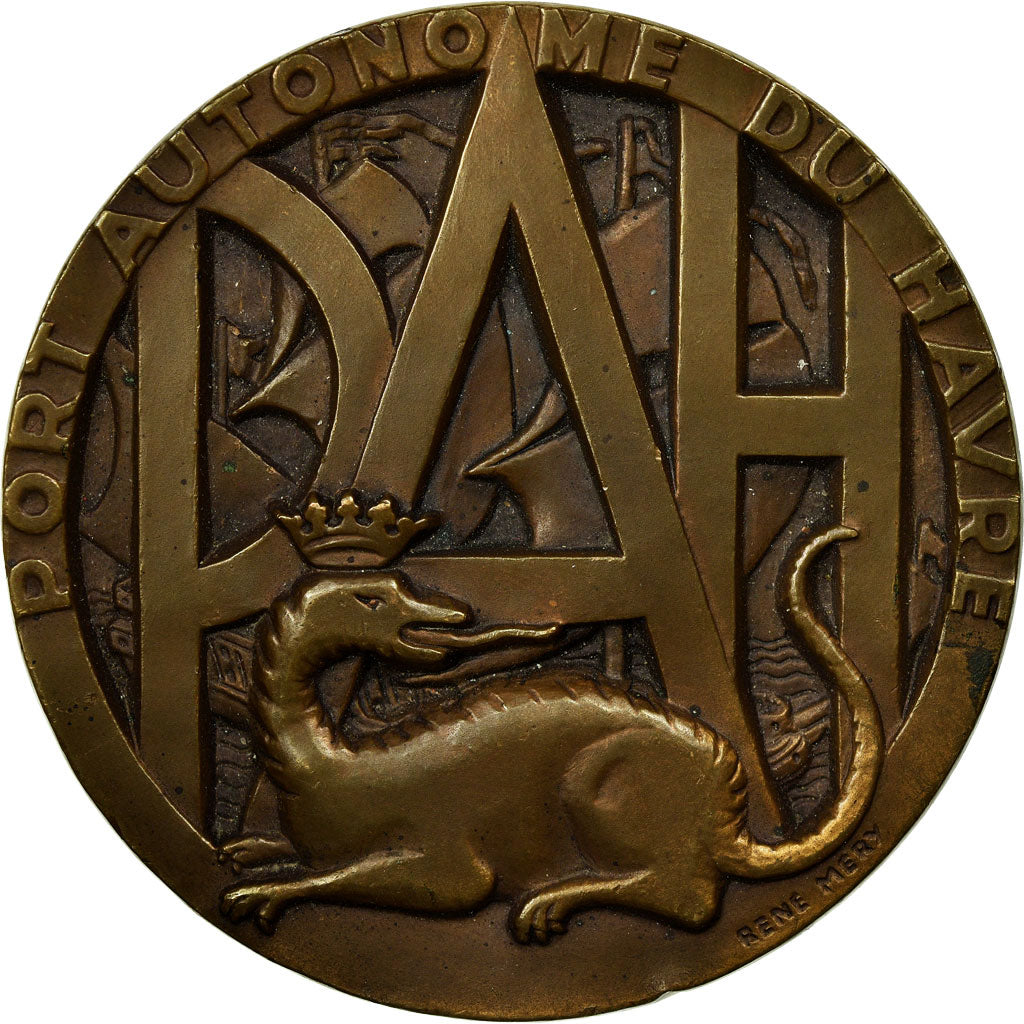 France, Medal, Port Autonome du Havre, Méry, AU(55-58), Bronze
