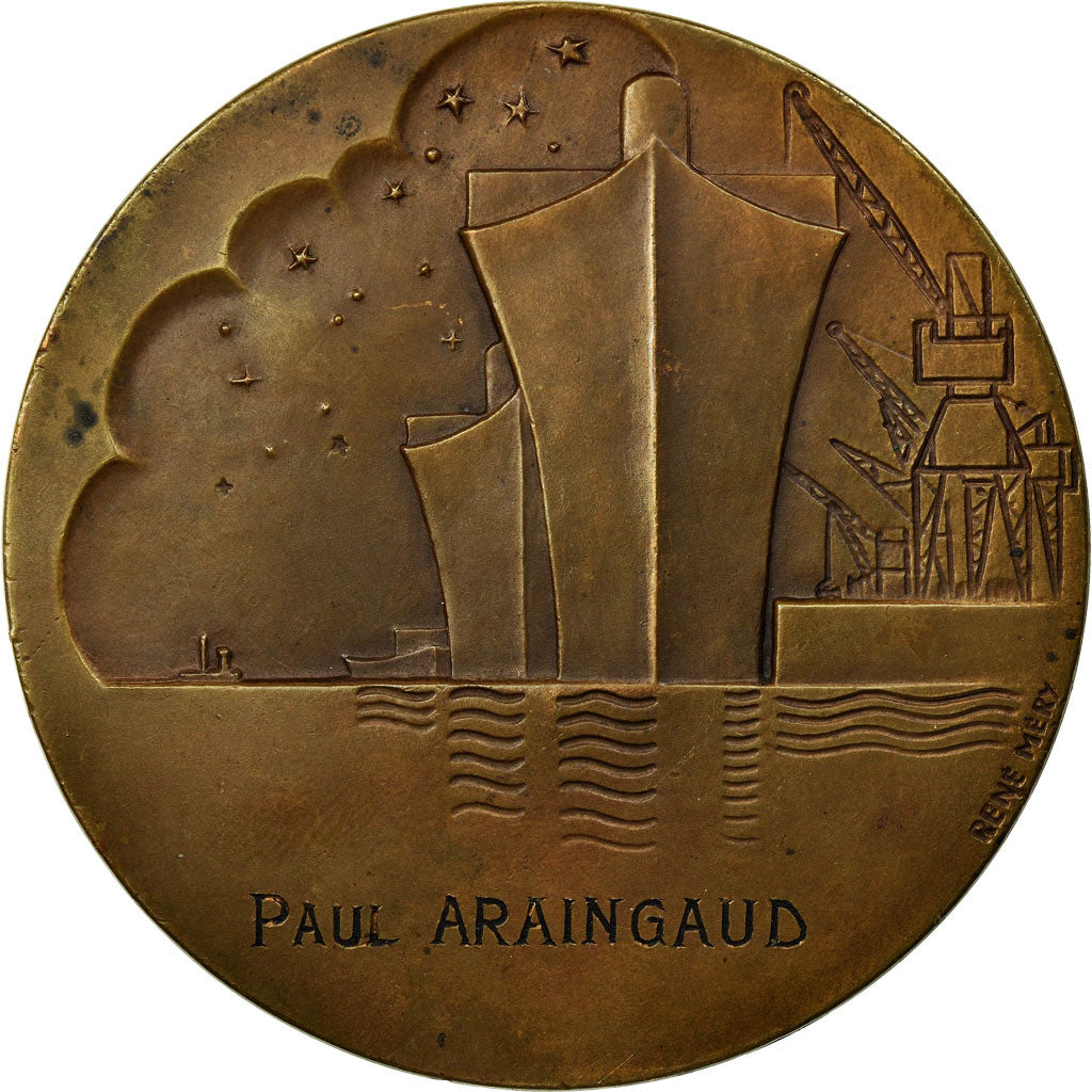 France, Medal, Port Autonome du Havre, Méry, AU(55-58), Bronze
