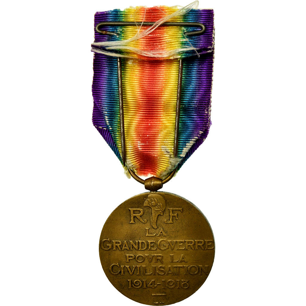 Francja, La Grande Guerre pour la Civilisation, Medal, 1914-1918, Bardzo dobra