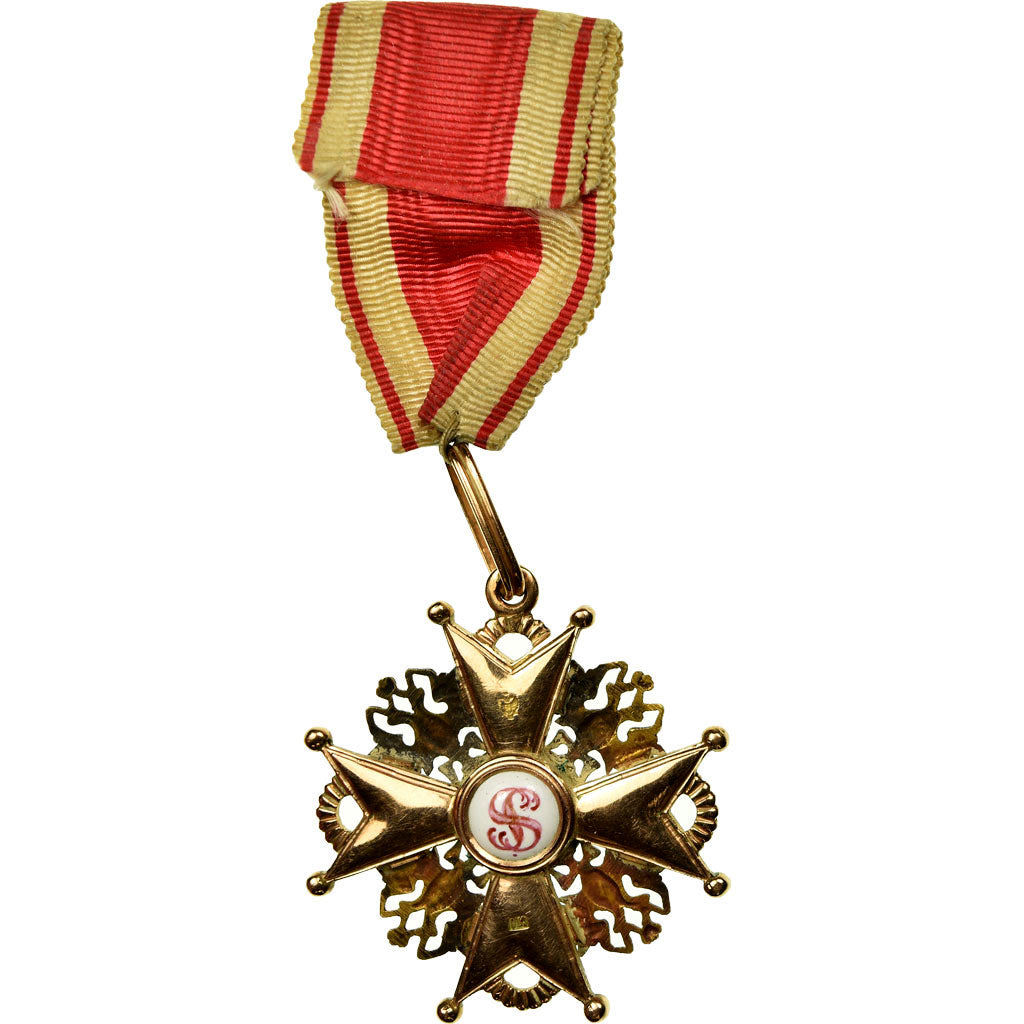 Russia, Ordre de Saint Stanislas, Nicolas II, Medal, Excellent Quality, Gold, 40
