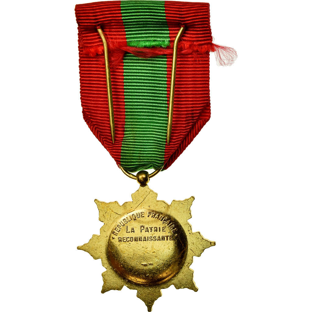 France, Médaille de la Famille Française, Medal, Excellent Quality, Gilt