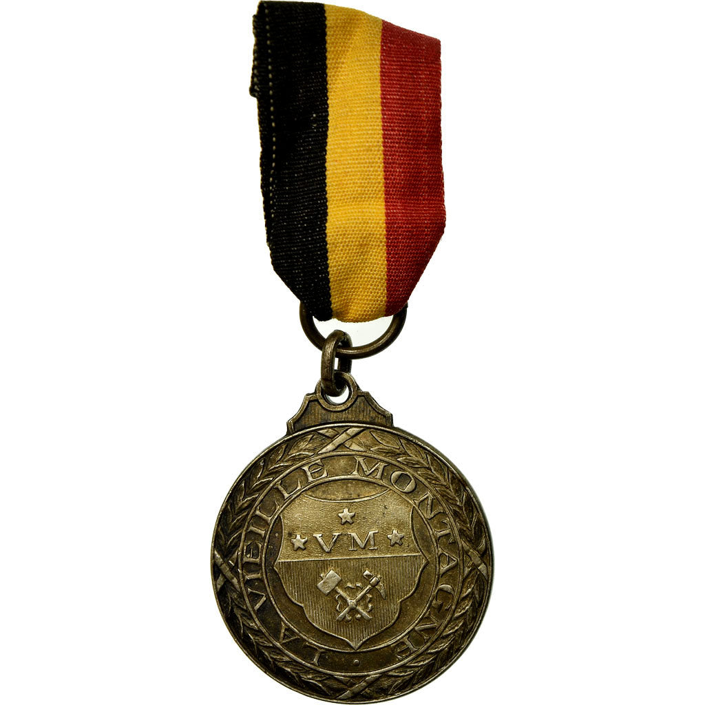 Belgique, La Vieille Montagne, Médaille, 1937, Excellent Quality, Silvered