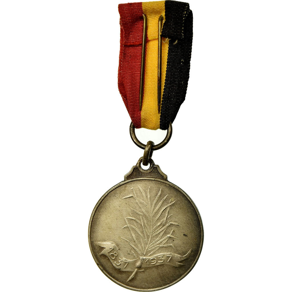 Belgique, La Vieille Montagne, Médaille, 1937, Excellent Quality, Silvered