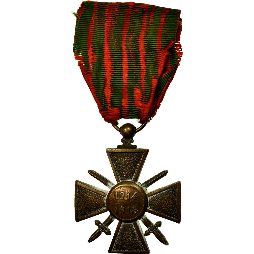 Francia, Croix de Guerre, medaglia, 1914-1918, Buona qualità, Bronzo, 38