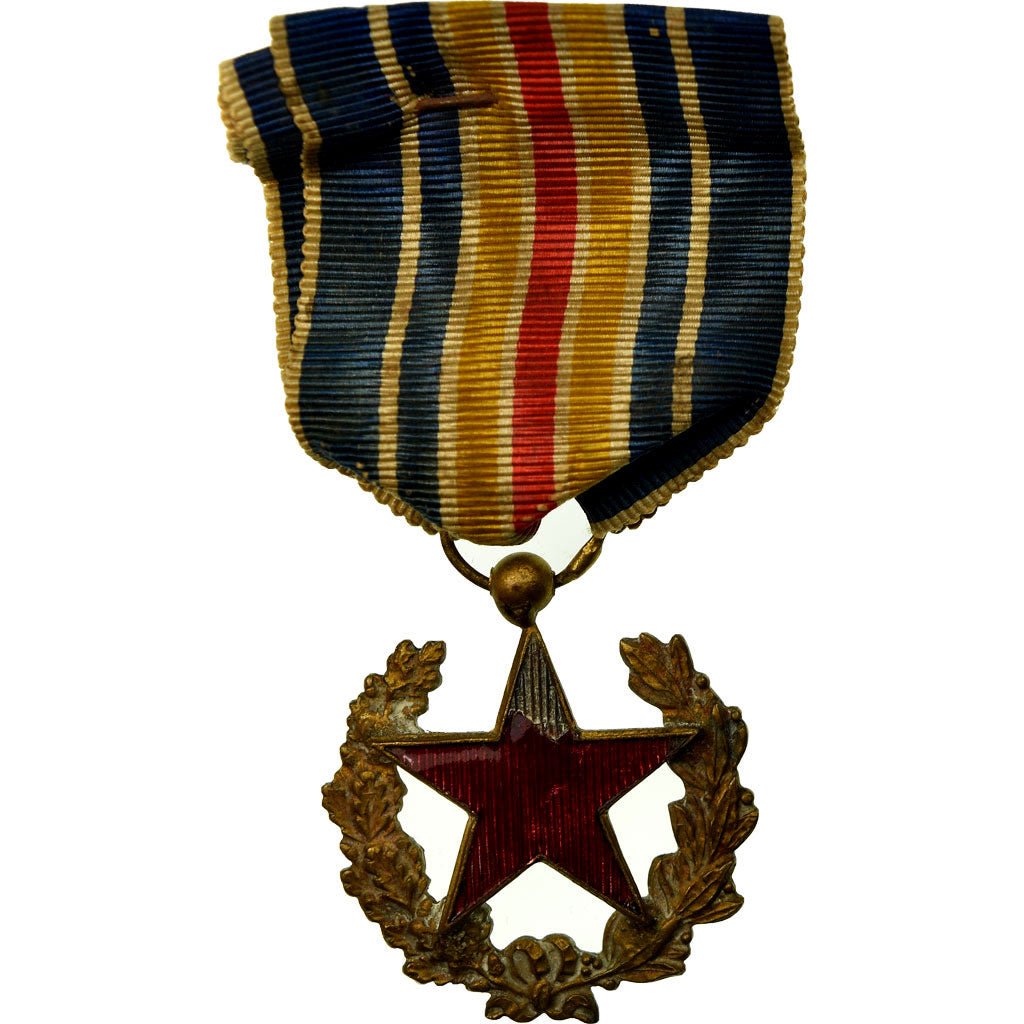 França, Blessés Militaires de Guerre, Medal, Qualidade Boa, Bronze, 32