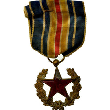 França, Blessés Militaires de Guerre, Medal, Qualidade Boa, Bronze, 32