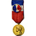 France, Médaille d'honneur du travail, Médaille, 2002, Excellent Quality, Gilt
