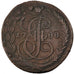 Moneta, Russia, Catherine II, 5 Kopeks, 1788, Ekaterinbourg, BB, Rame, KM:59.3