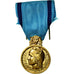 France, Jeunesse et sports, Médaille, Non circulé, Gilt Bronze, 27