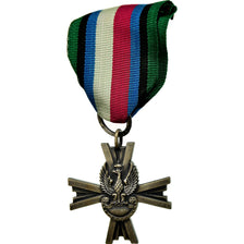 Poland, Croix des Forces Armées, Medal, 1939-1945, Uncirculated, Silvered