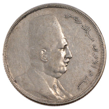 Egypt, 20 Piastres, 1923, KM #338, EF(40-45), Silver, 40, 28.08