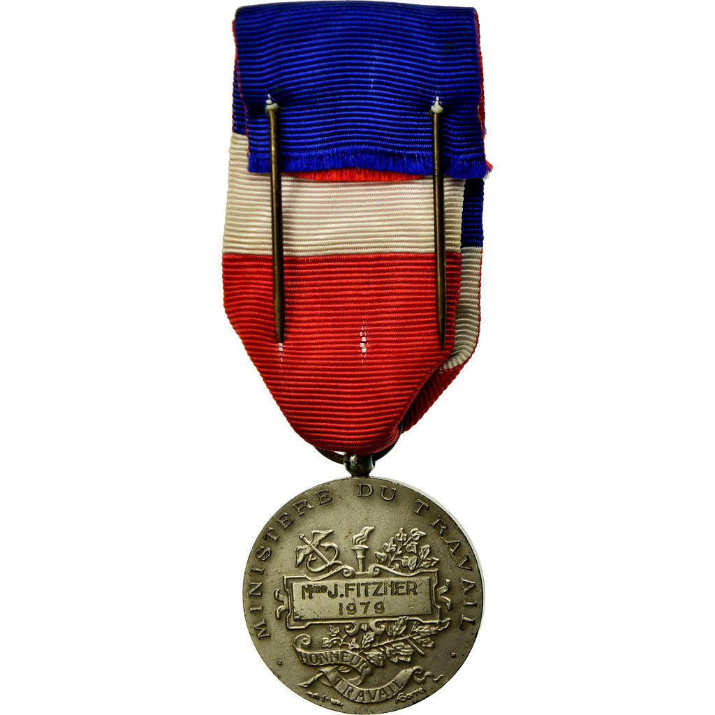 France, Médaille d'honneur du travail, Médaille, 1979, Excellent Quality
