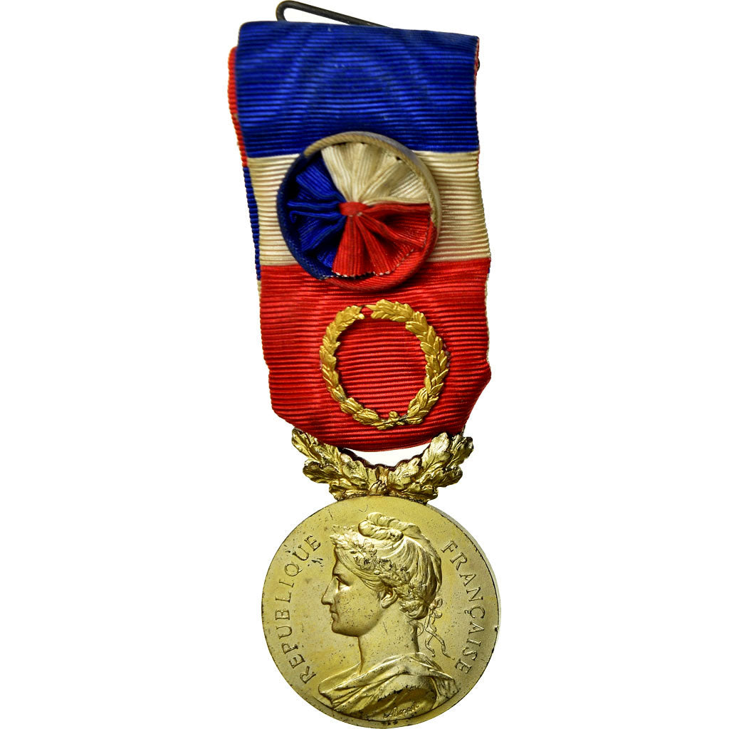 France, Médaille d'honneur du travail, Médaille, 1968, Excellent Quality