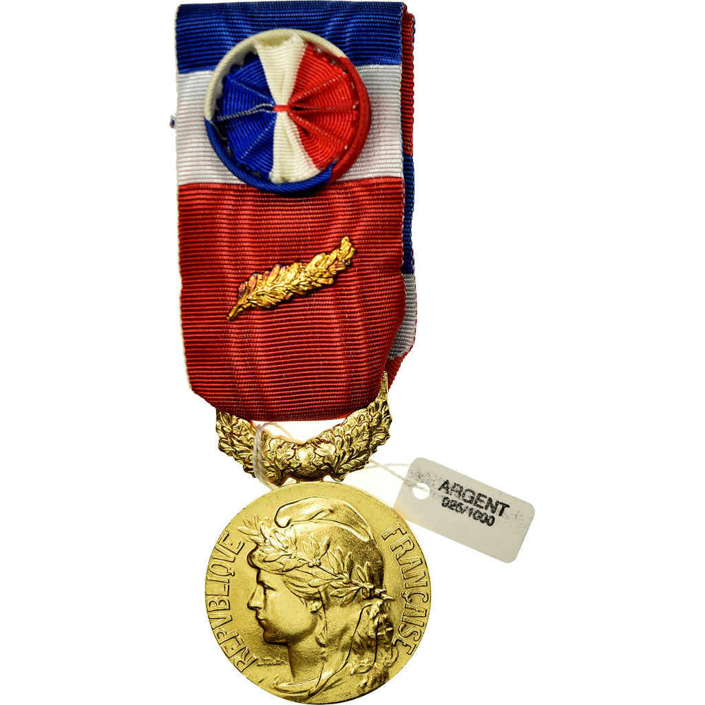 Francja, Médaille d'honneur du travail, Medal, Stan menniczy, Mattei, Vermeil