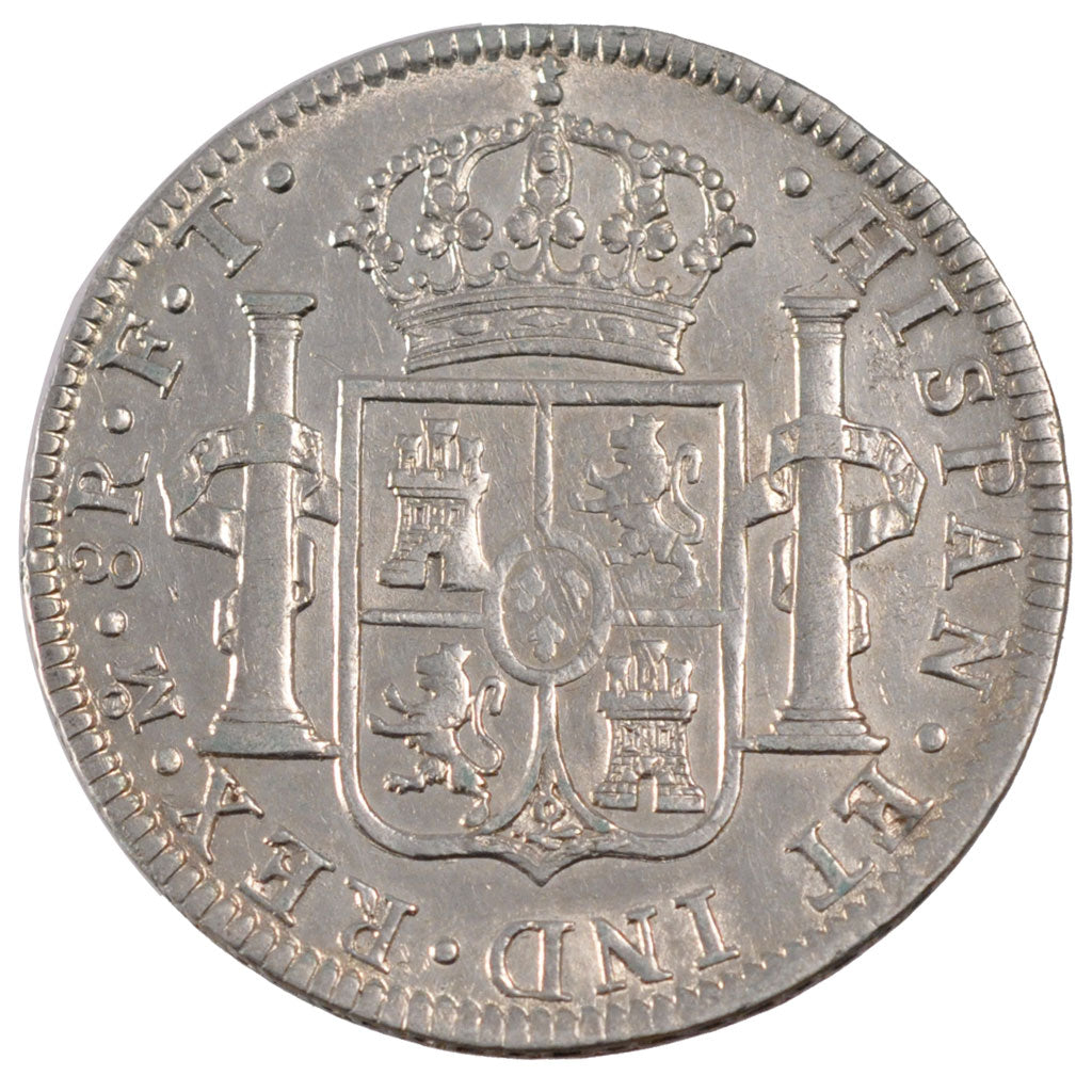 Messico, Charles IV, 8 Réales, 1801, Mexico City, BB, Argento, KM:109