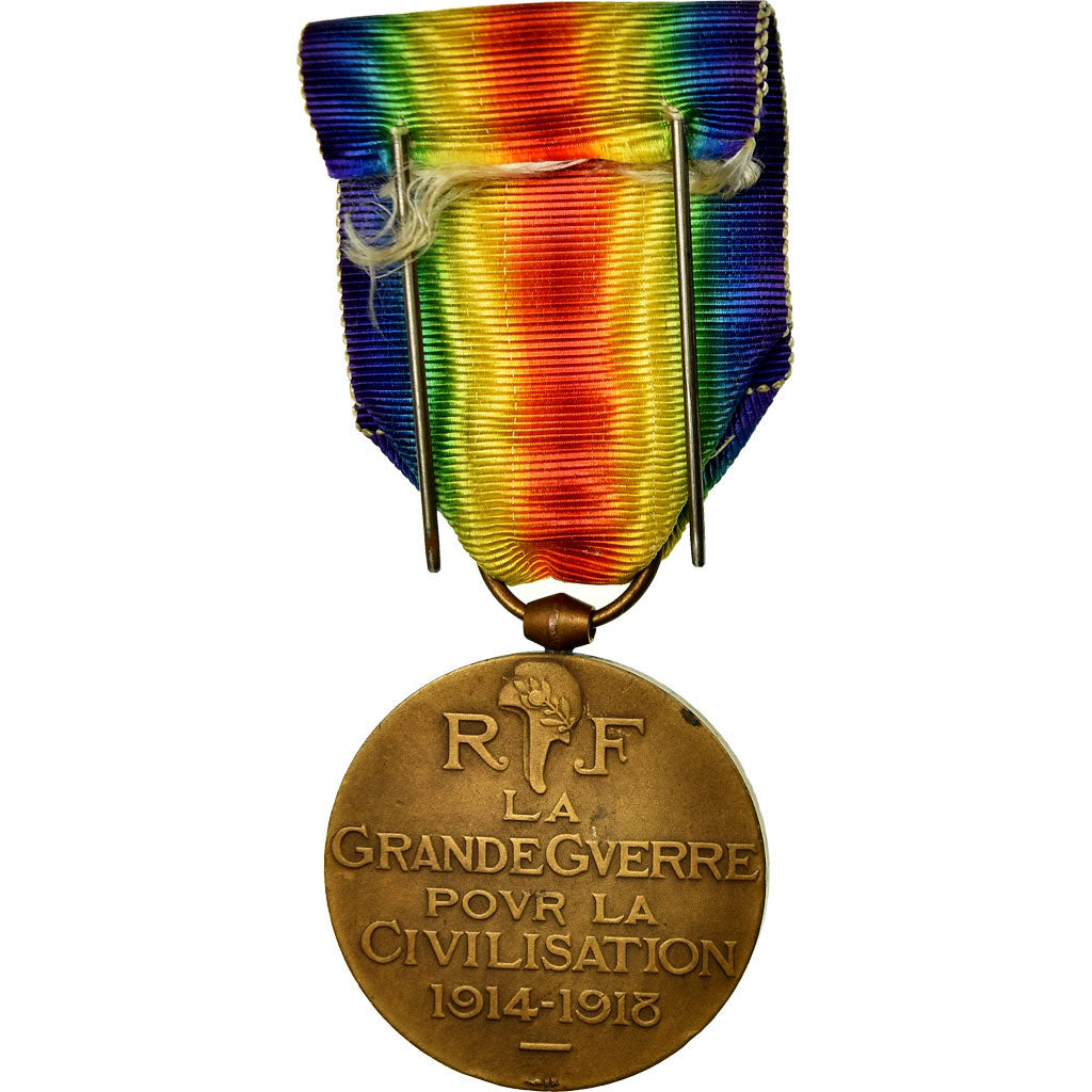 France, Médaille Interalliée de la Victoire, Medal, 1914-1918, Excellent
