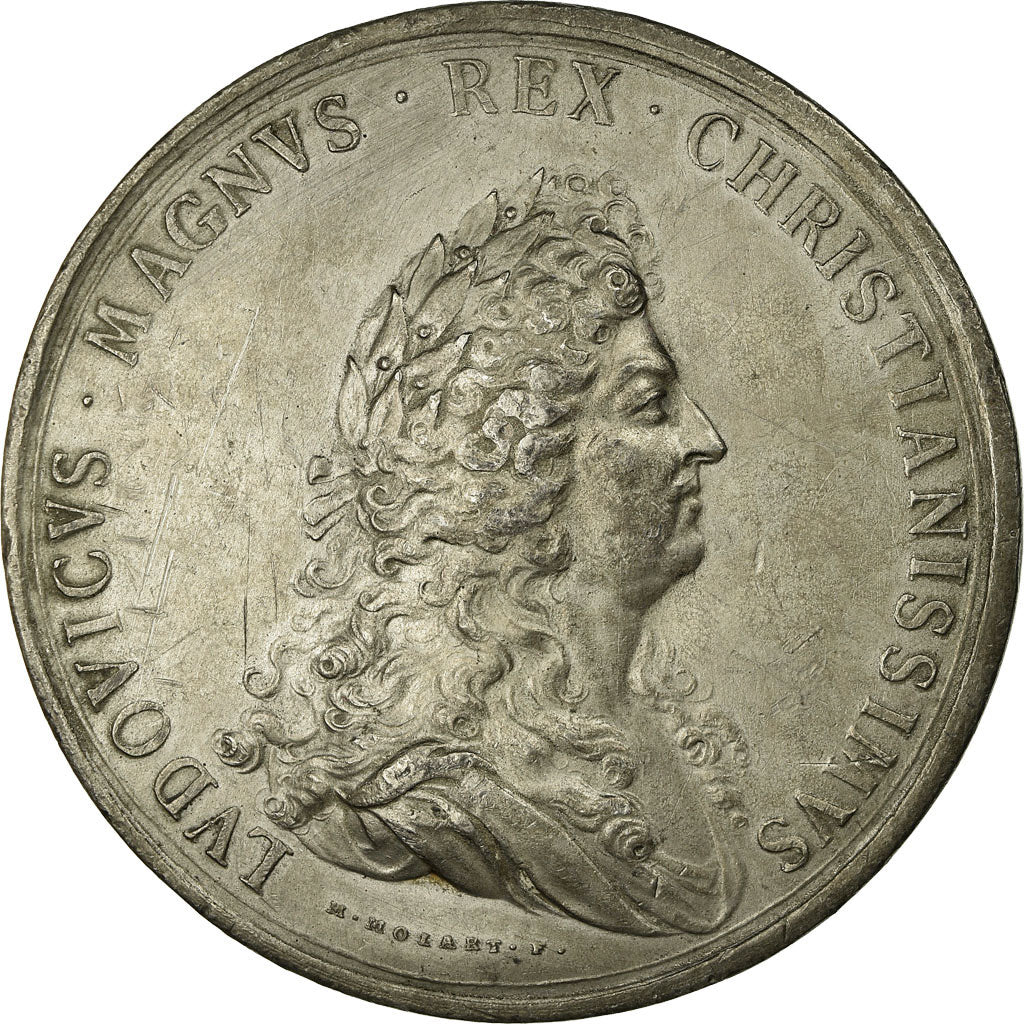 França, Medal, Louis XIV, Victoria Germanica, 1688, Molart, Nova cunhagem