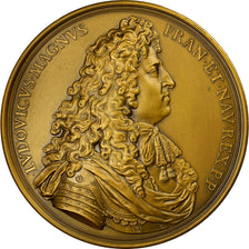 France, Médaille, Louis XIV, Roi de France et de Navarre, 1678, Refrappe, SPL+