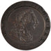GREAT BRITAIN, 2 Pence, 1797, KM #619, AU(55-58), Copper, 40, 57.60