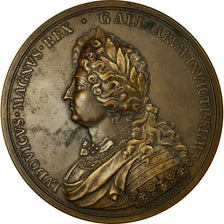 France, Medal, Louis XIV, Château de Versailles, 1687, Molart, Restrike