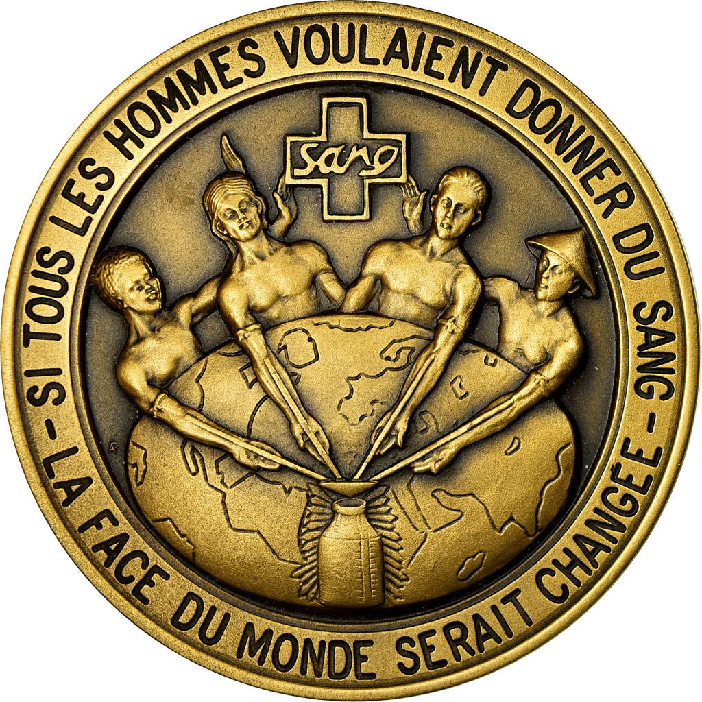 France, Medal, Association des Donneurs de Sang du Nord de la France, MS(64)