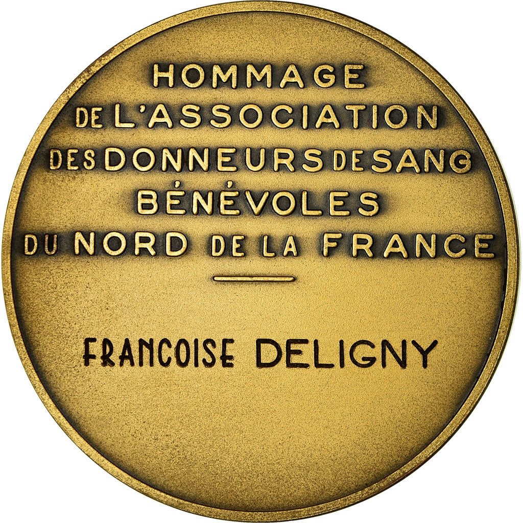 France, Medal, Association des Donneurs de Sang du Nord de la France, MS(64)