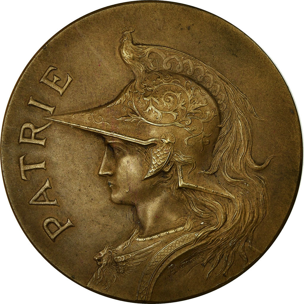 France, Medal, Patrie, Marianne Casquée, Bertrand, MS(60-62), Bronze