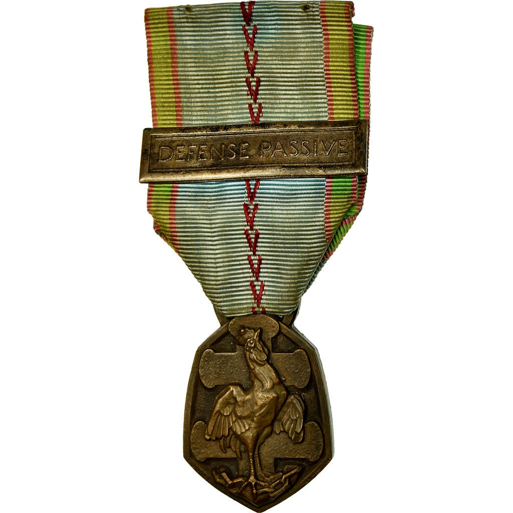 France, Libération de la France, Défense Passive, Medal, 1939-1945, Very Good