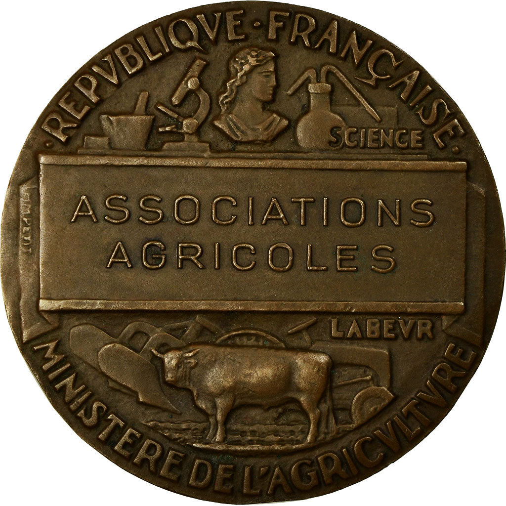 Frankreich, Medaille, Ministère de l'Agriculture, Associations Agricoles