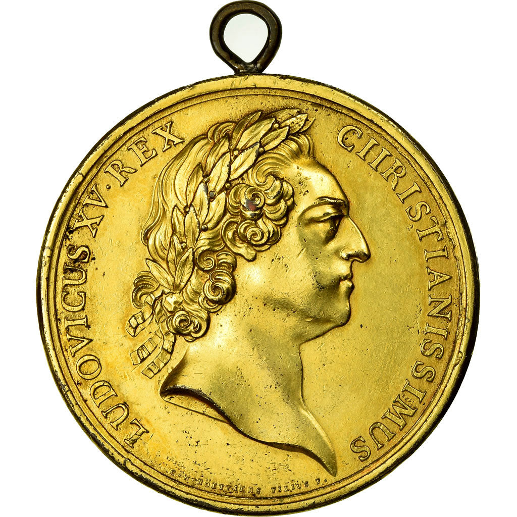 France, Medal, Louis XV, Construction du Pont de Neuilly-sur-Seine, 1772