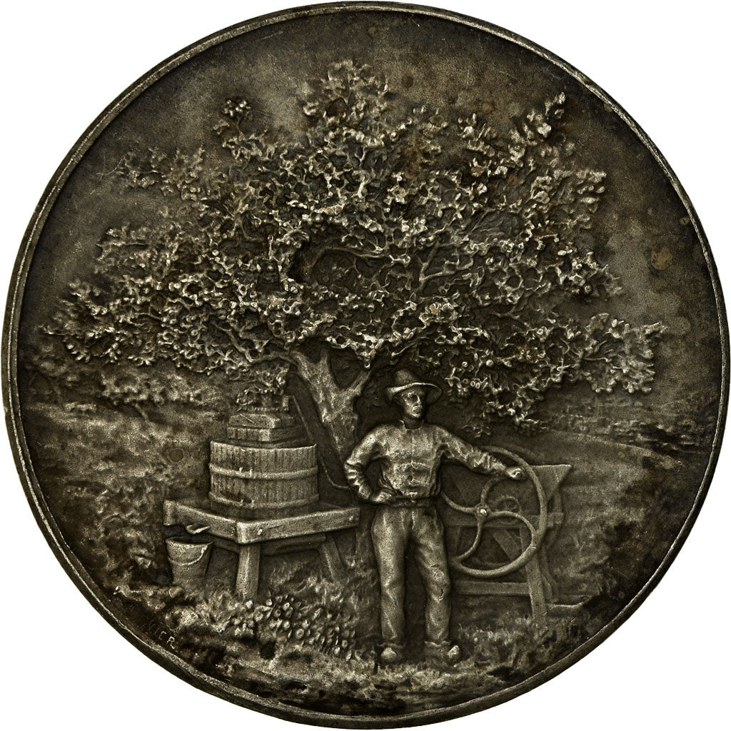 Francja, Medal, Association Française Pomologique, Undated, Janvier, AU(50-53)