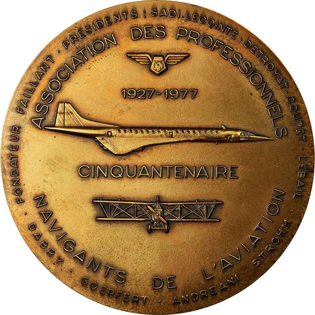 France, Medal, Association des Professionnels Navigants de l'Aviation, 1977