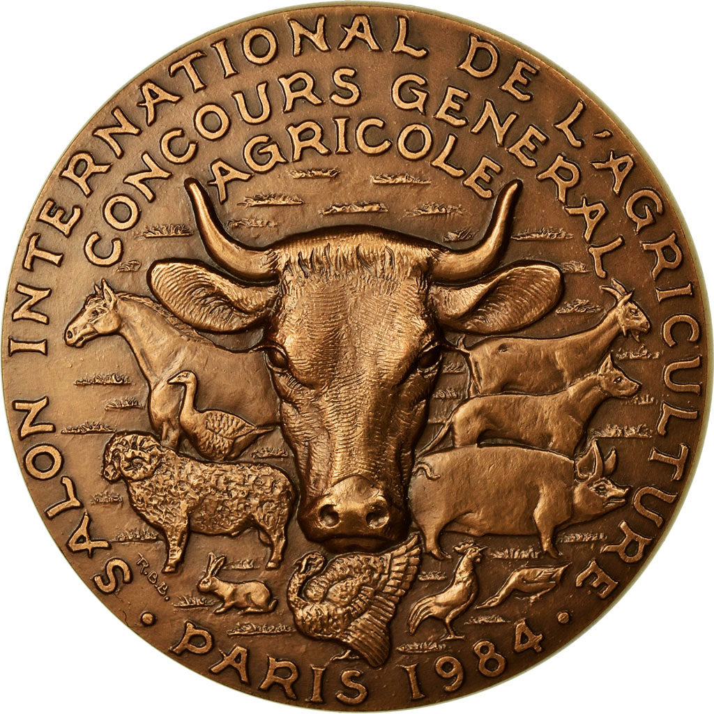France, Medal, Salon International de l'Agriculture de Paris, 1984, Baron