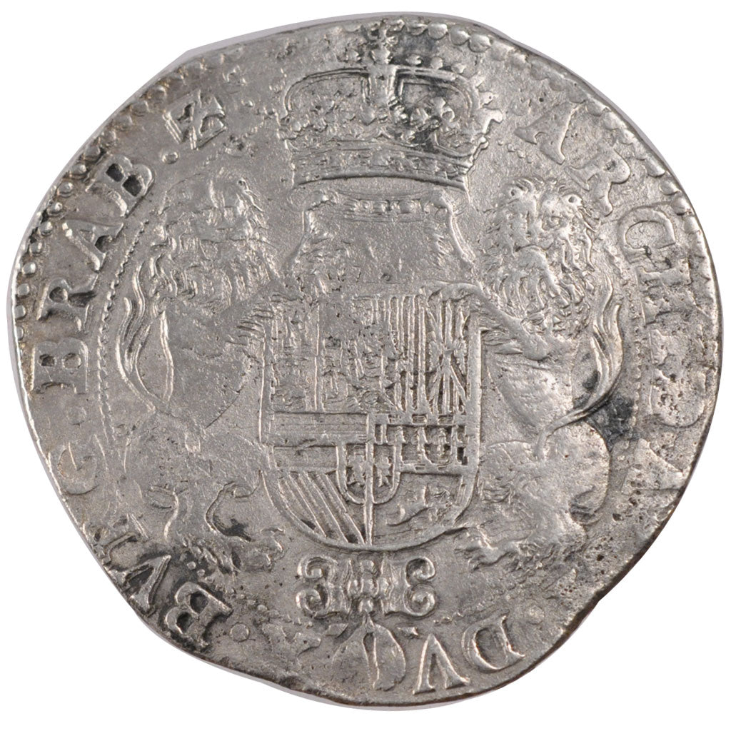 Belgium, Ducaton, 1630, Bruxelles, KM #53.3, VG(8-10), Silver, 31.51