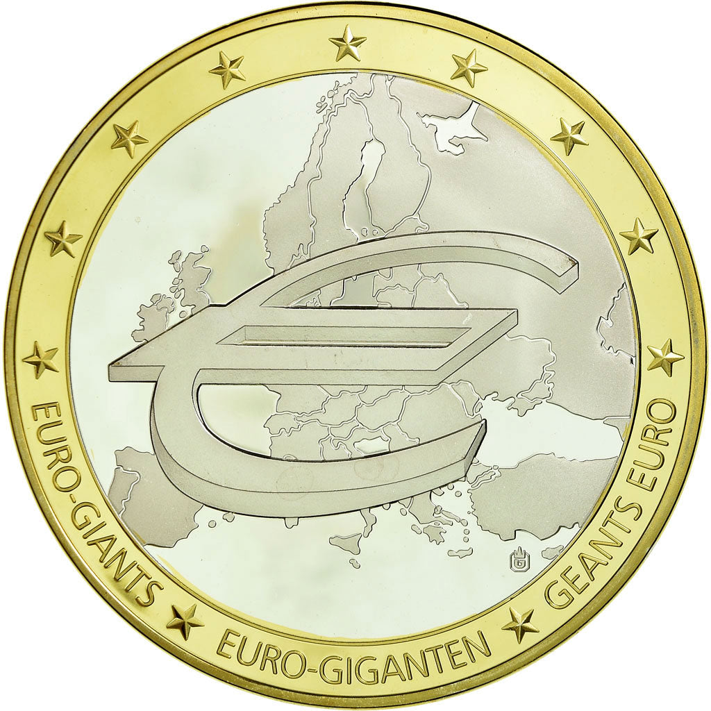 France, Médaille, L'Euro, Monnaie Banque Commerciale, 1999, FDC, Copper Gilt