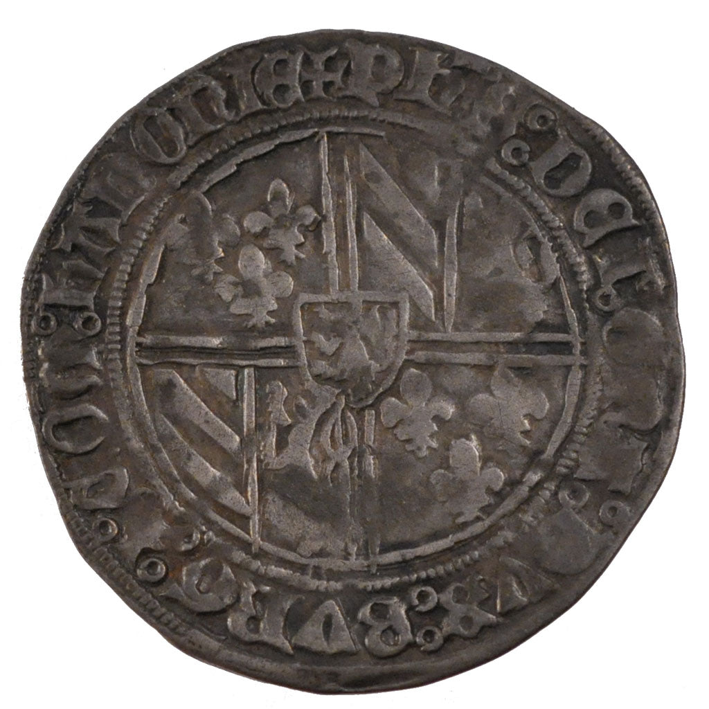FRANCE, Double Gros dit Vierlander, Valenciennes, AU(50-53), Silver, Boudeau...