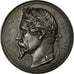 France, Medal, Napoléon III, Exposition Universelle de Paris, 1855, Caqué