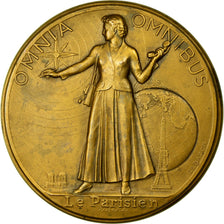 France, Medal, Le Parisien Libéré, 1954, Bazor, AU(50-53), Bronze