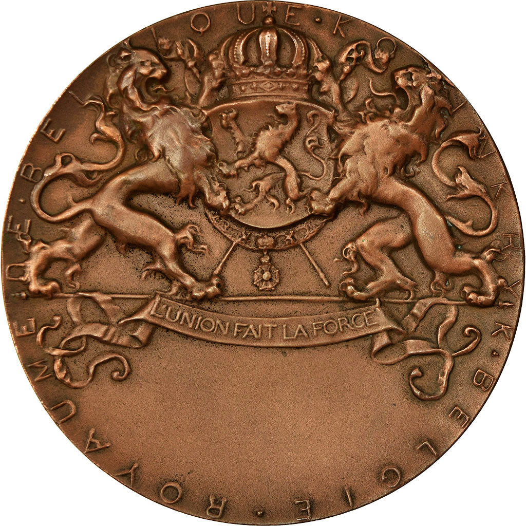 Belgium, Medal, Exposition internationale de Bruxelles, 1897, Lagae, MS(60-62)