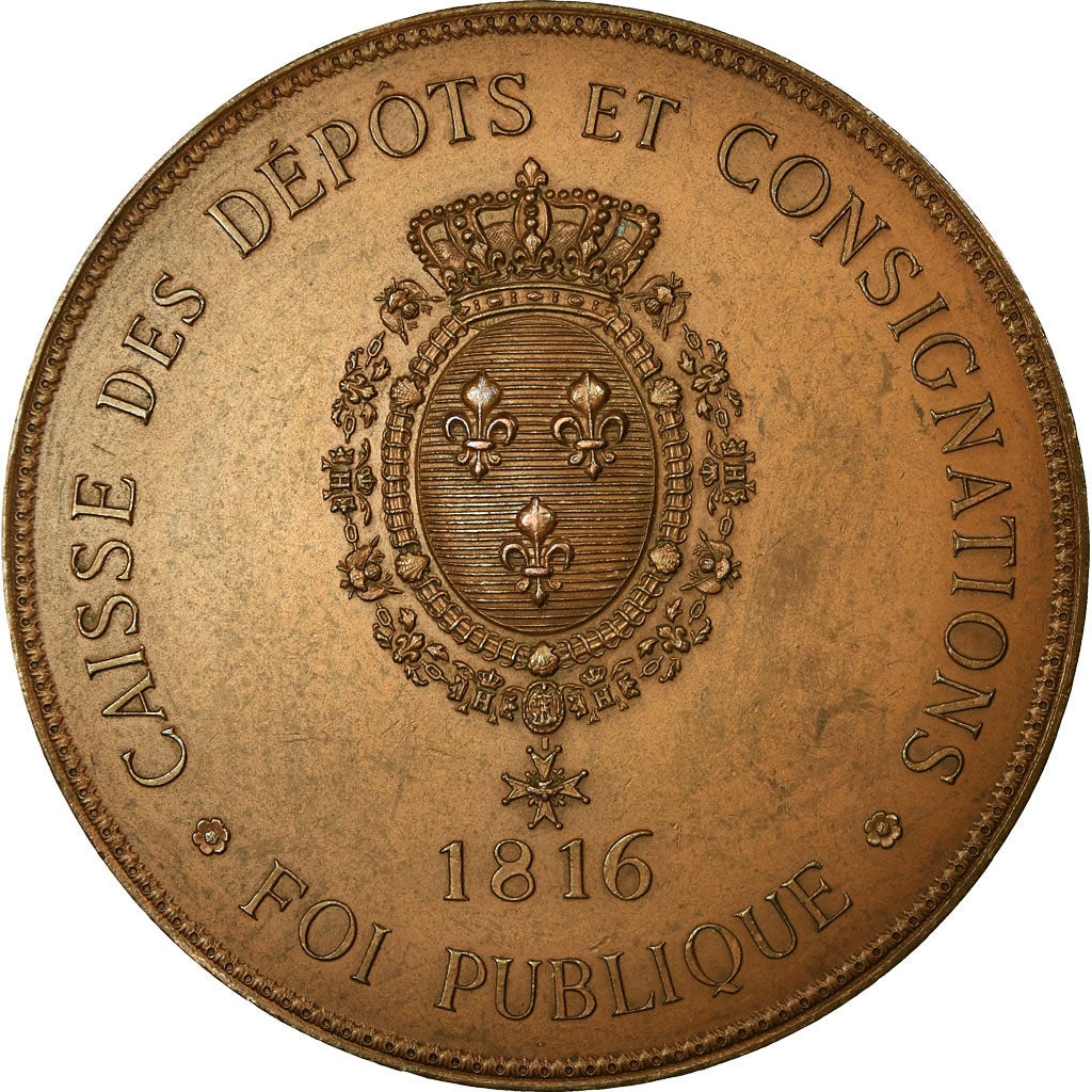 Frankrijk, Medaille, Caisse des dépôts et Consignations, Foi Publique, 1966