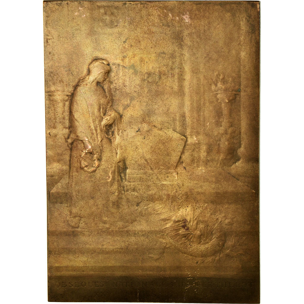 França, Medal, Obsèques Nationales de Marcelin Berthelot, 1907, Deschamps